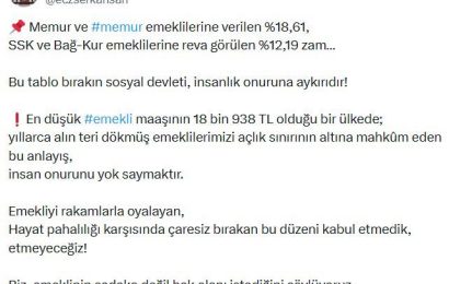 Emekli Maaşlarındaki Adaletsizlik Tepki Çekiyor: “Açlık Sınırının Altına Mahkûm Ediliyoruz”