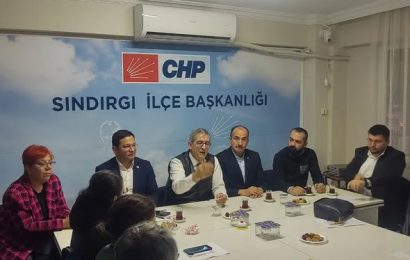 CHP Sındırgı’da 2026 Yılına Hazırlık Toplantısı Yaptı